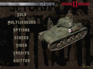 Hidden Stroke 2 : le menu